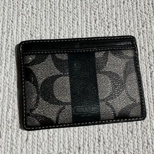 Used Coach credit card holder